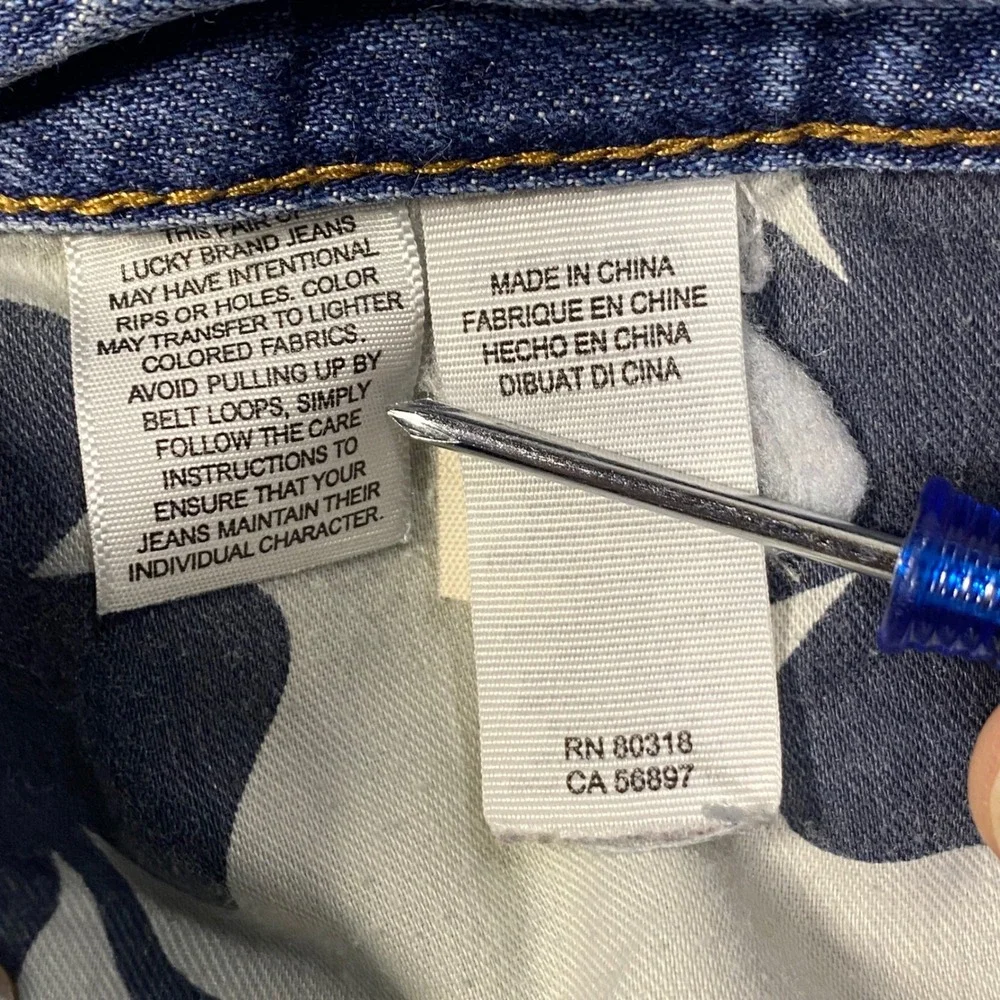 Lucky Brand 363 Vintage Straight Jeans Mens 32x30 Light Wash